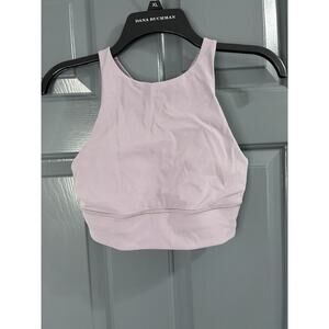 Lululemon Energy Bra High Neck Longline Tough Bra Athletic Purple size 8